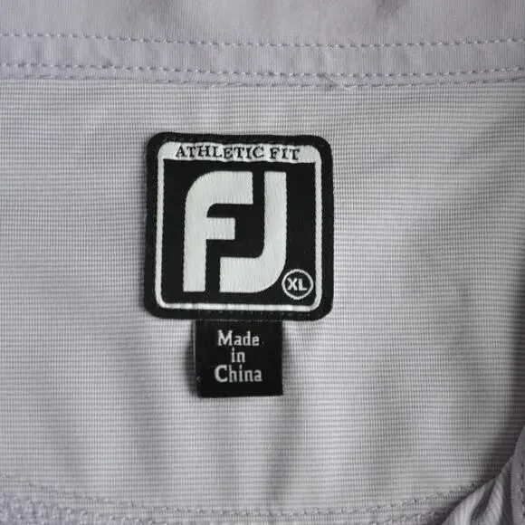 FootJoy Men's Polo Shirt - Light Purple - Picture 3 of 5